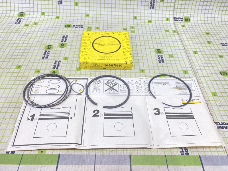 Кольца поршневые ккт на 1 цилиндр Lada.Lancia 76.2